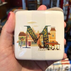 Disney Parks ABC Disney Letters M is for Main Street USA Ceramic Trinket Dish